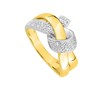 Bague Femme - Oxyde de zirconium - Or 18 Carats - vue V2