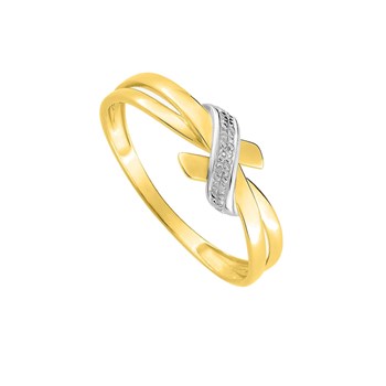 Bague Femme - Or 18 Carats - Diamant 0,01 Carats