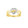 Bague Femme - Or 18 Carats - Diamant 0,02 Carats - vue V1