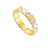 Bague Femme - Or 18 Carats - Diamant 0,09 Carats - vue V2