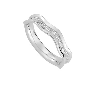 Bague Femme - Or 18 Carats - Diamant 0,07 Carats