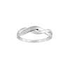 Bague Femme - Or 18 Carats - Diamant 0,01 Carats - vue V1