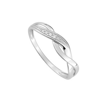Bague Femme - Or 18 Carats - Diamant 0,01 Carats