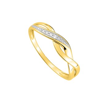 Bague Femme - Or 18 Carats - Diamant 0,01 Carats