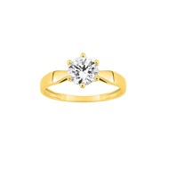 Bague Femme - Oxyde de zirconium - Or 18 Carats