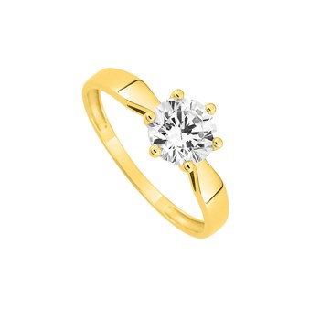 Bague Femme - Oxyde de zirconium - Or 18 Carats