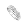 Bague Femme - Or 18 Carats - Diamant 0,06 Carats - vue V2