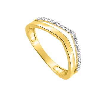 Bague Femme - Oxyde de zirconium - Or 18 Carats
