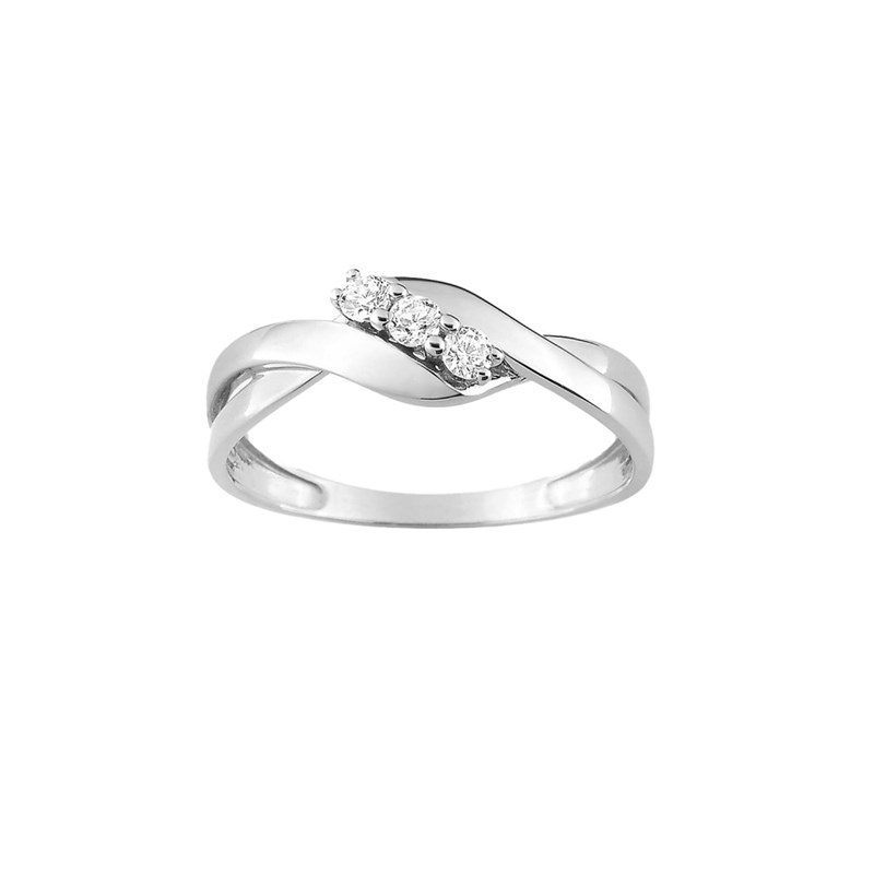 Bague Femme - Oxyde de zirconium - Or 18 Carats