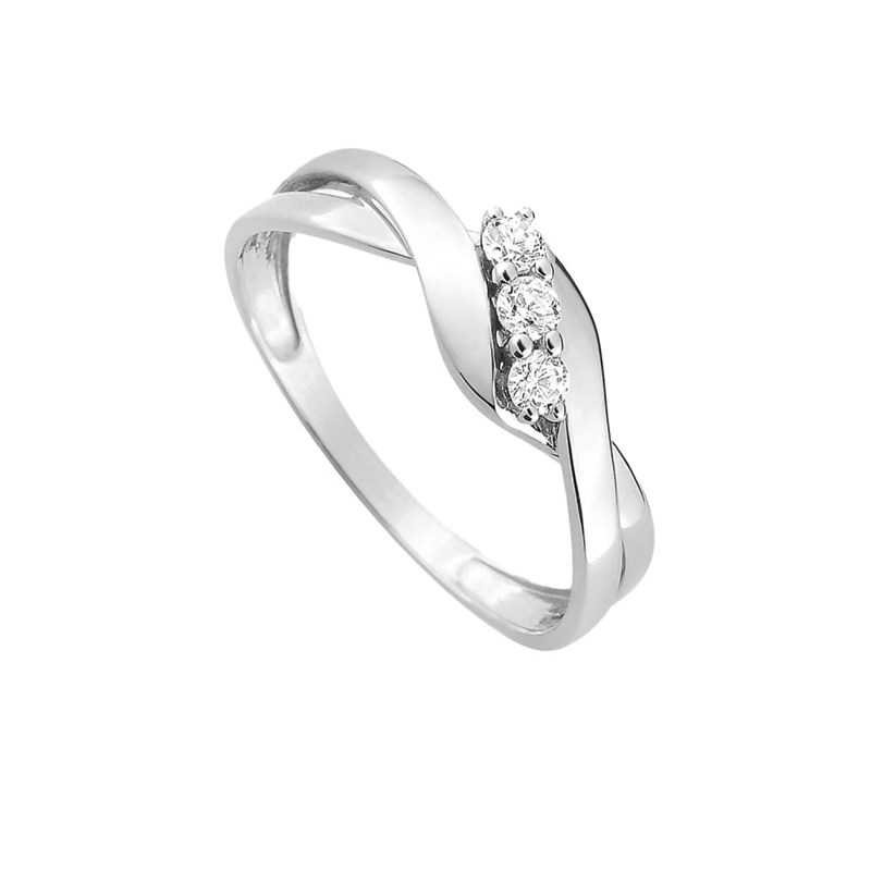 Bague Femme - Oxyde de zirconium - Or 18 Carats - vue 2