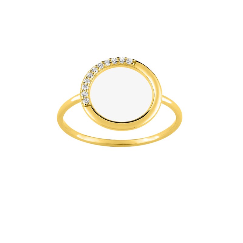 Bague Femme - Oxyde de zirconium - Or 18 Carats