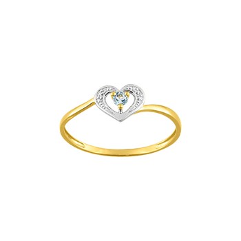 Bague Femme - topaze - Or 18 Carats
