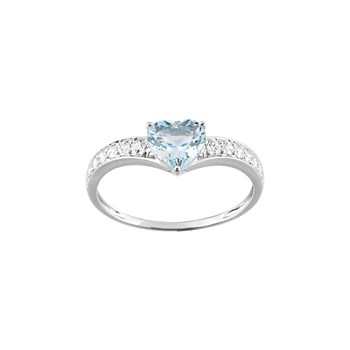 Bague Femme - topaze - Or 18 Carats