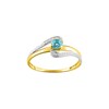 Bague Femme - topaze - Or 18 Carats - vue V1