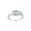 Bague Femme - topaze - Or 18 Carats - vue V1