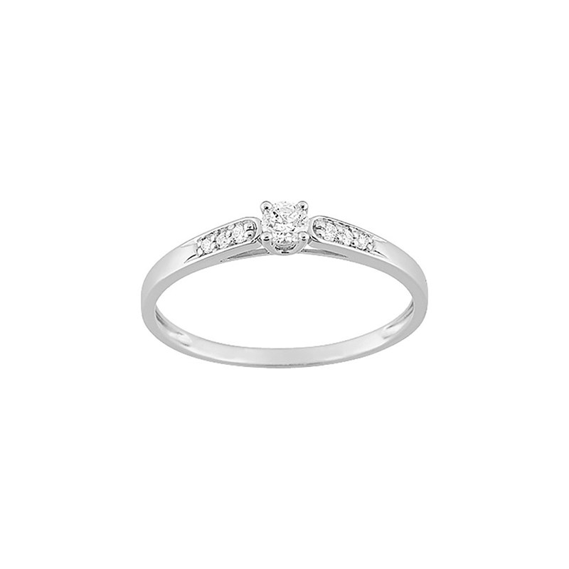Bague Femme - Oxyde de zirconium - Or 18 Carats