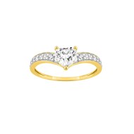 Bague Femme - Oxyde de zirconium - Or 18 Carats