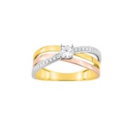 Bague Femme - Oxyde de zirconium - Or 18 Carats