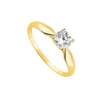 Bague Femme - Oxyde de zirconium - Or 18 Carats