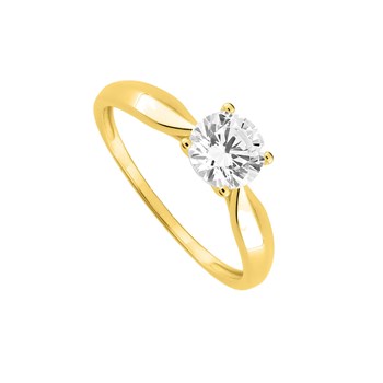 Bague Femme - Oxyde de zirconium - Or 18 Carats