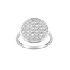 Bague Femme - Or 18 Carats - Diamant 0,14 Carats - vue V1