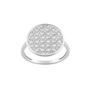 Bague Femme - Or 18 Carats - Diamant 0,14 Carats