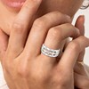 Bague Femme - Or 18 Carats - Diamant 0,06 Carats - vue V3