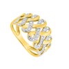 Bague Femme - Or 18 Carats - Diamant 0,07 Carats - vue V2