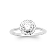 Bague Femme - Argent 925 - Oxyde de zirconium