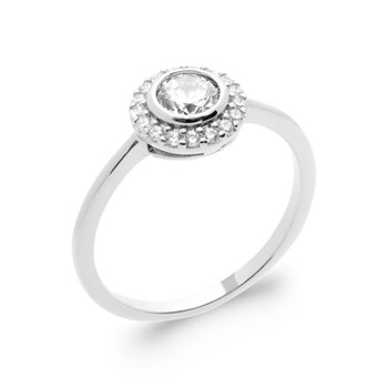 Bague Femme - Argent 925 - Oxyde de zirconium