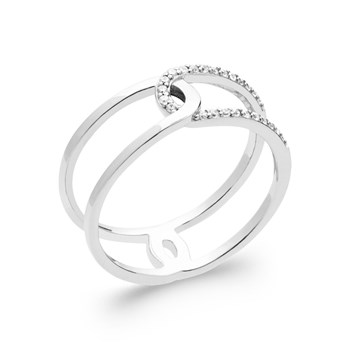 Bague Femme - Argent 925 - Oxyde de zirconium