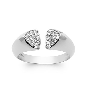 Bague Femme - Argent 925 - Oxyde de zirconium