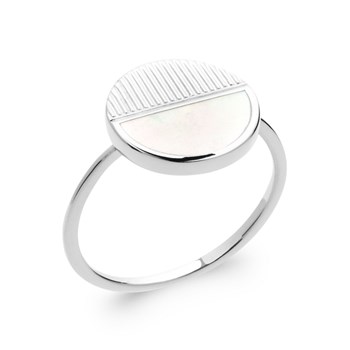 Bague Femme - Argent 925 - Nacre