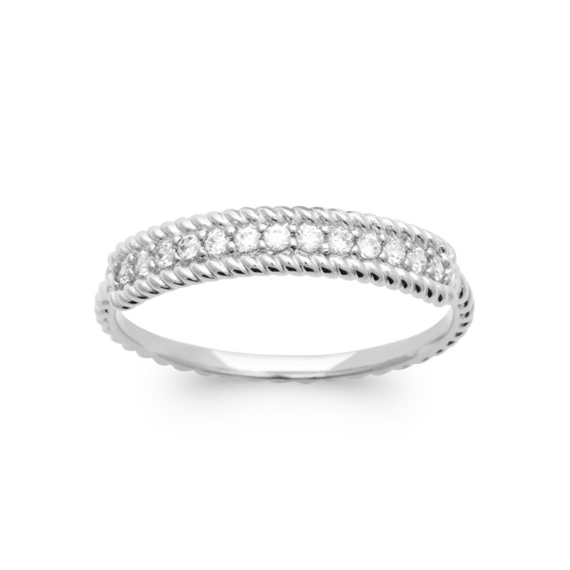 Bague Femme - Argent 925 - Oxyde de zirconium