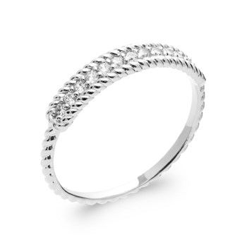 Bague Femme - Argent 925 - Oxyde de zirconium