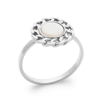 Bague Femme - Argent 925 - Nacre