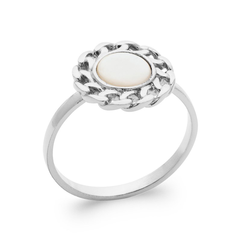 Bague Femme - Argent 925 - Nacre - vue 2