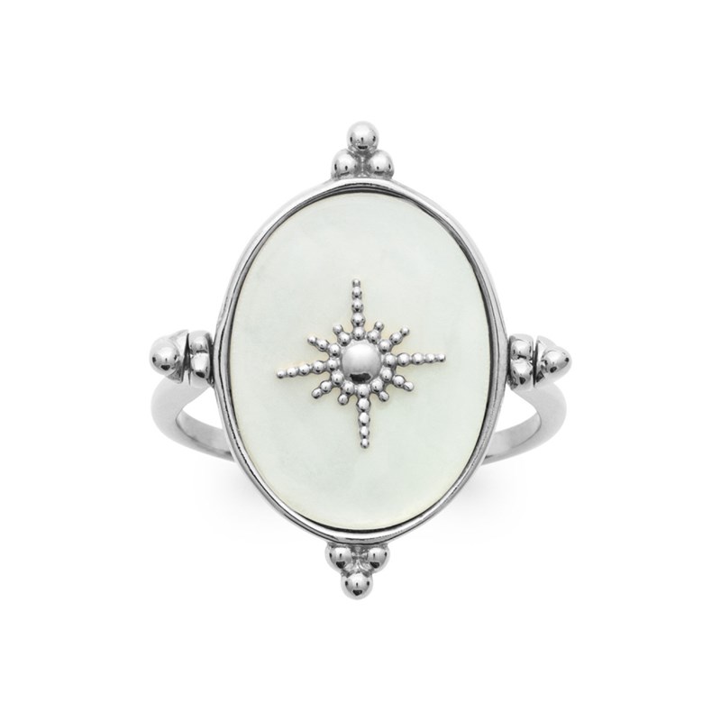 Bague Femme - Argent 925 - Nacre