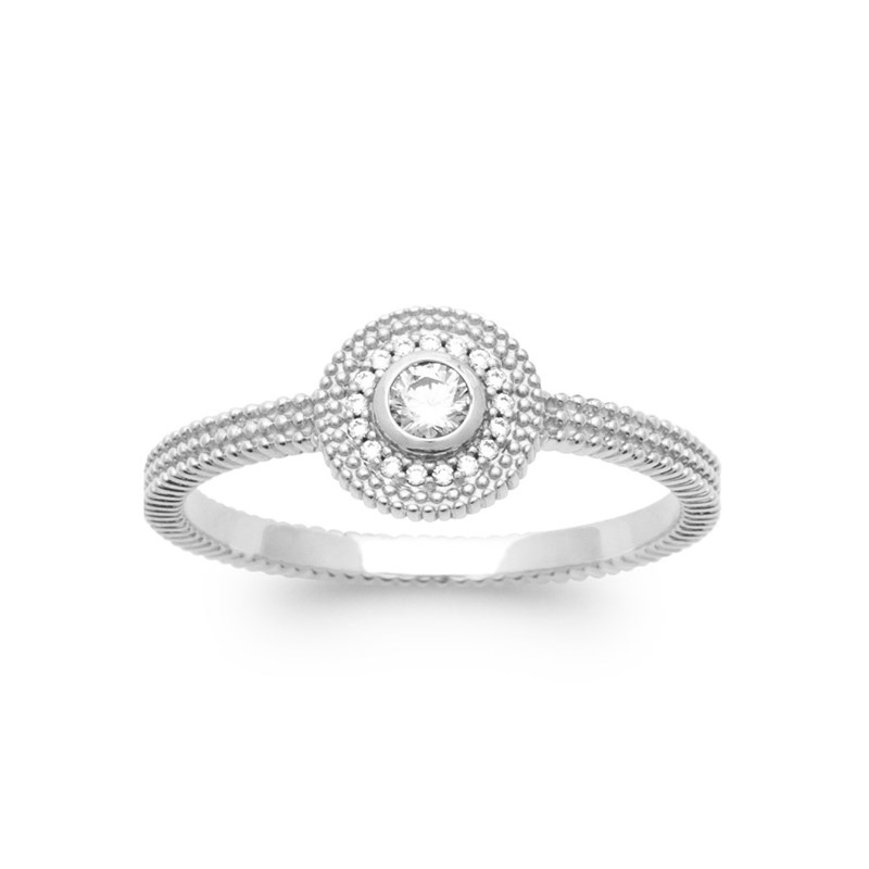 Bague Femme - Argent 925 - Oxyde de zirconium