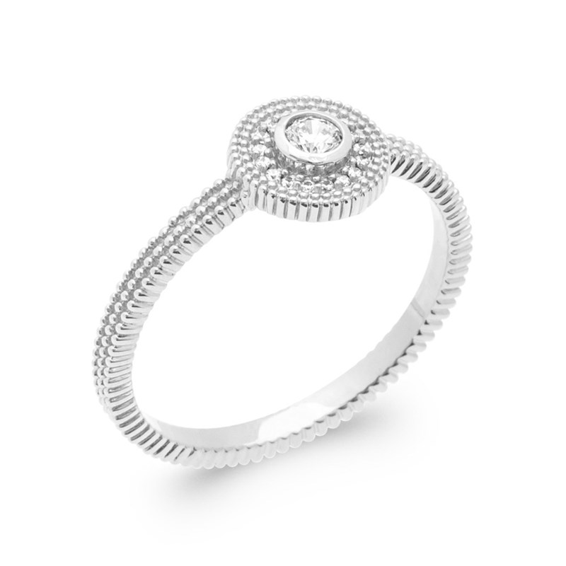 Bague Femme - Argent 925 - Oxyde de zirconium - vue 2