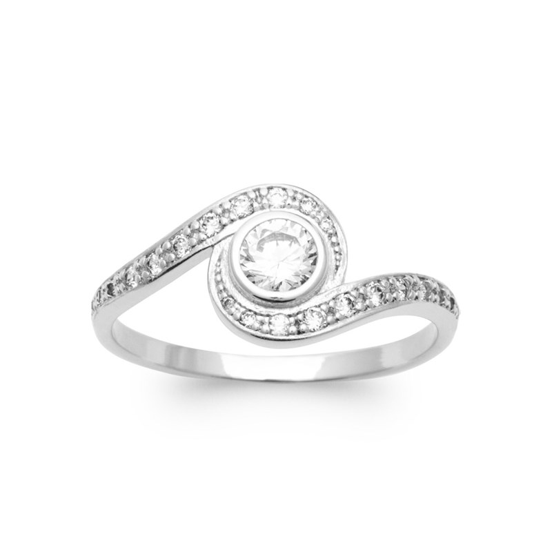 Bague Femme - Argent 925 - Oxyde de zirconium