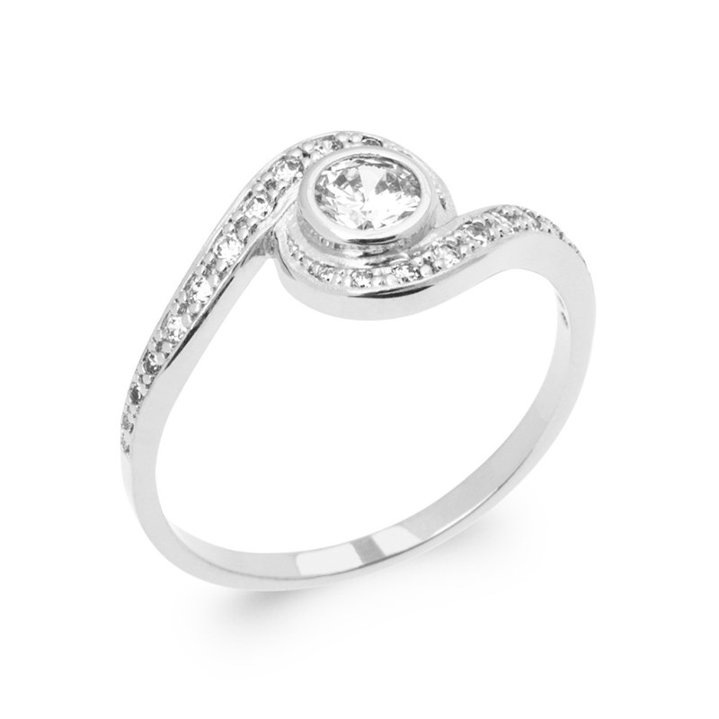 Bague Femme - Argent 925 - Oxyde de zirconium - vue 2