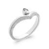 Bague Femme - Argent 925 - Oxyde de zirconium - vue V2