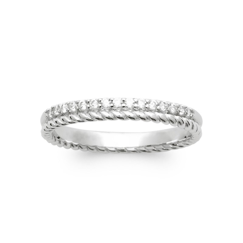 Alliance Femme - Argent 925 - Oxyde de zirconium