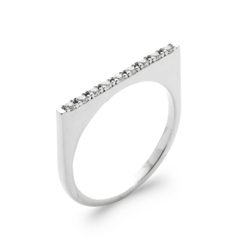 Bague Femme - Argent 925 - Oxyde de zirconium - vue 2