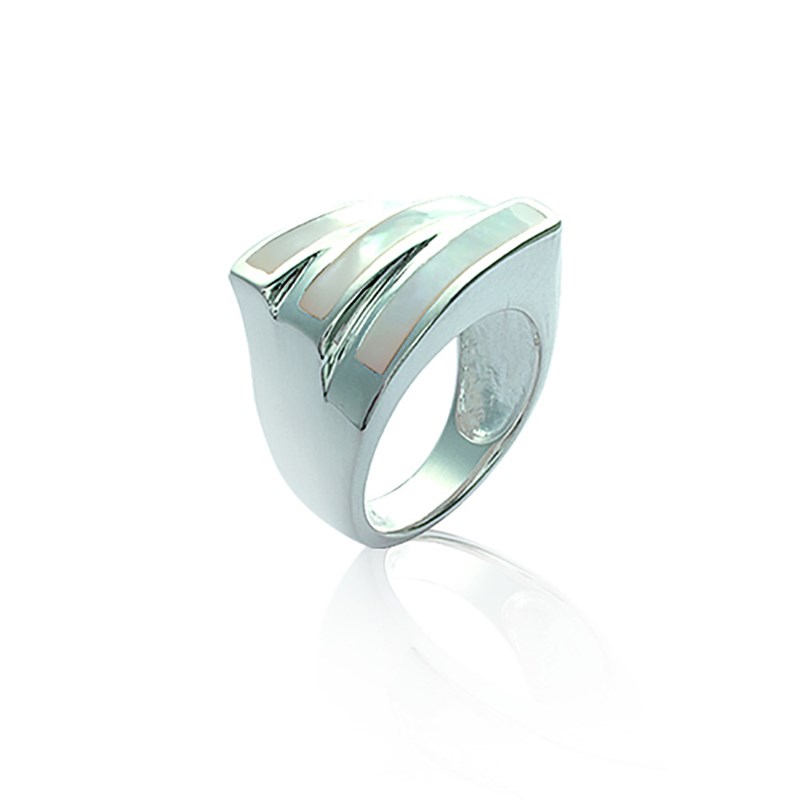 Bague Femme - Argent 925 - Nacre - vue 2