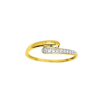 Bague Femme - Oxyde de zirconium - Or 18 Carats