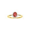 Bague Femme - Rubis - Oxyde de zirconium - Or 18 Carats - vue V1