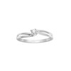 Bague Femme - Or 18 Carats - Diamant 0,07 Carats - vue V1