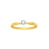 Bague Femme - Or 18 Carats - Diamant 0,14 Carats - vue V1